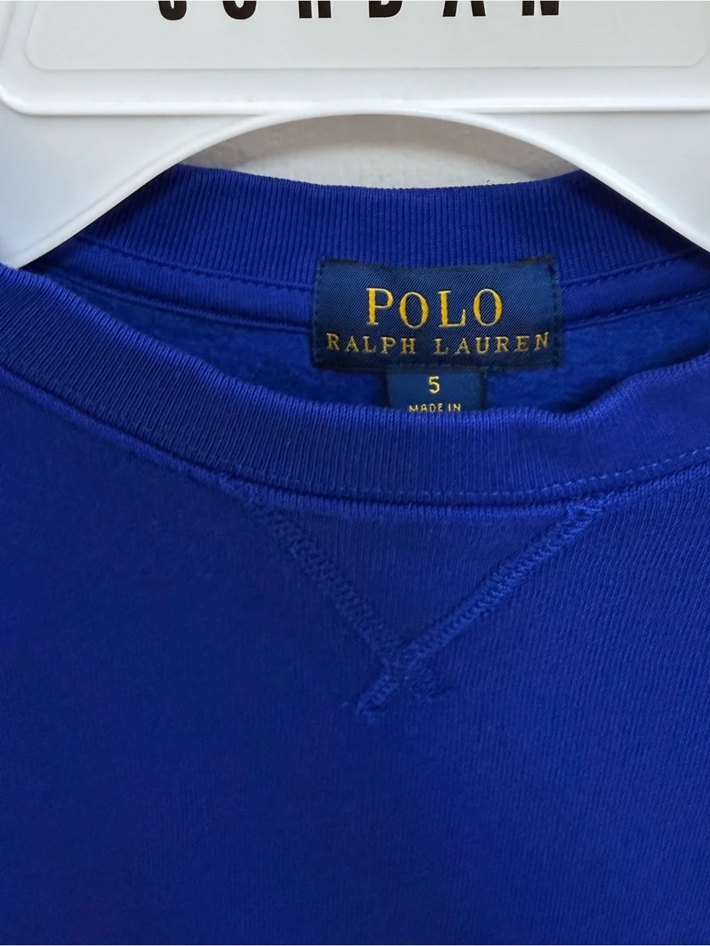 Polo by Ralph Lauren Kids Royal Blue Crewneck Sweatshirt, Size 5